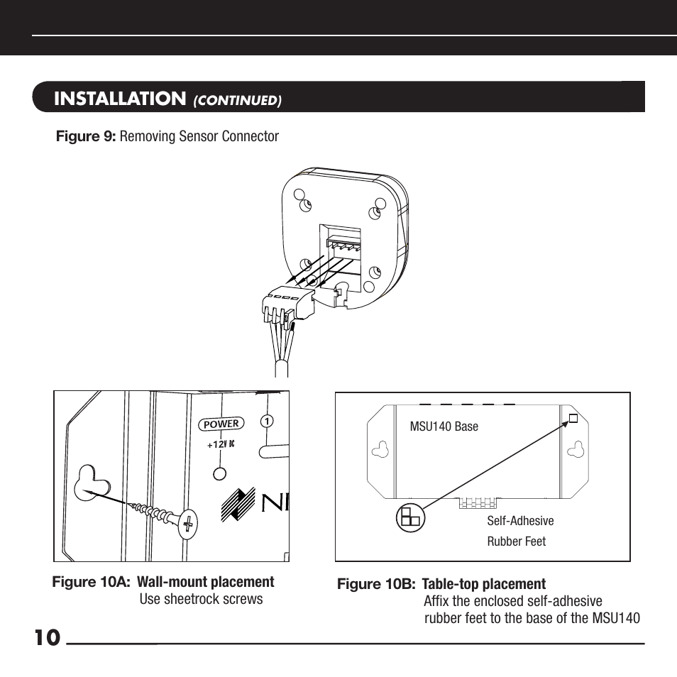 Installation | Niles Audio RCA-TT User Manual | Page 12 / 24
