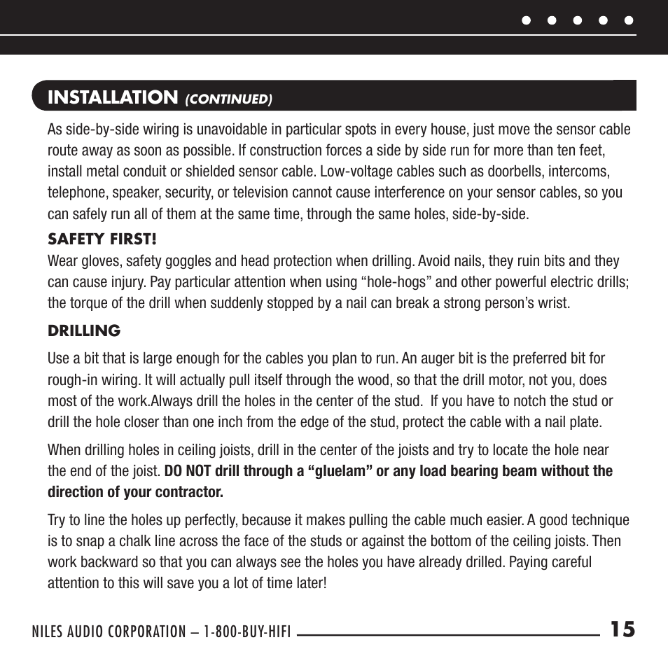 Niles Audio RCA-TT User Manual | Page 17 / 24