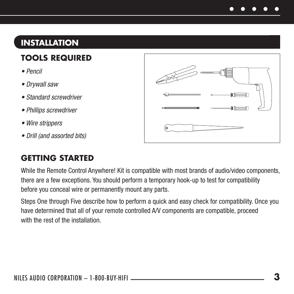 Niles Audio RCA-TT User Manual | Page 5 / 24