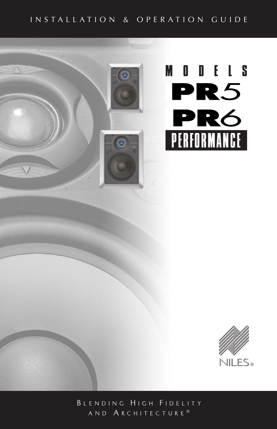 Niles Audio PR5 User Manual | 28 pages