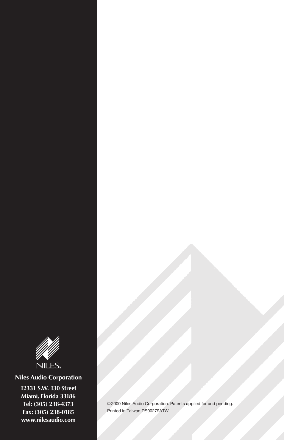 Niles Audio PR5 User Manual | Page 28 / 28