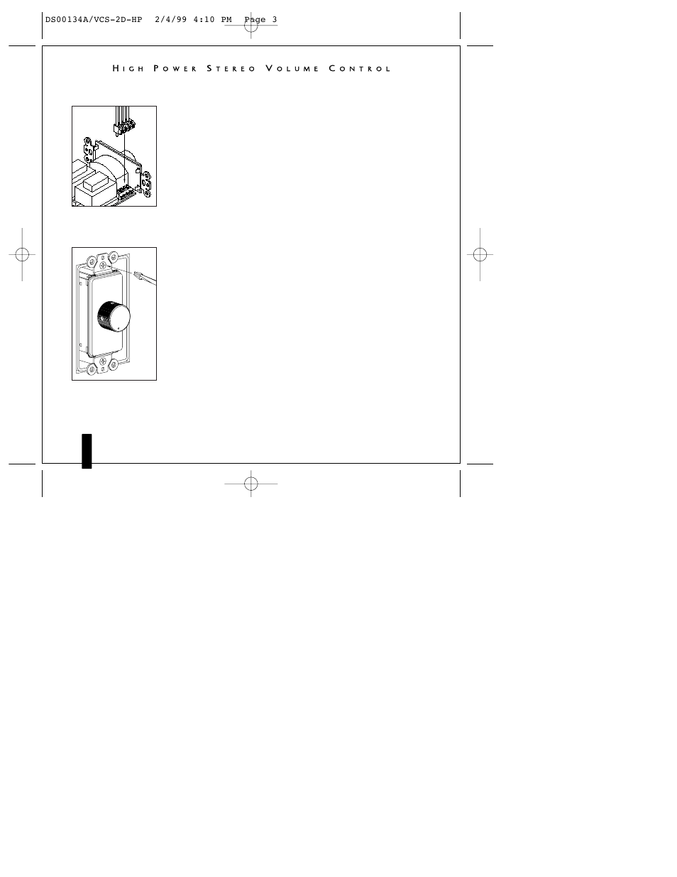 Niles Audio VCS-2D-HP User Manual | Page 10 / 12