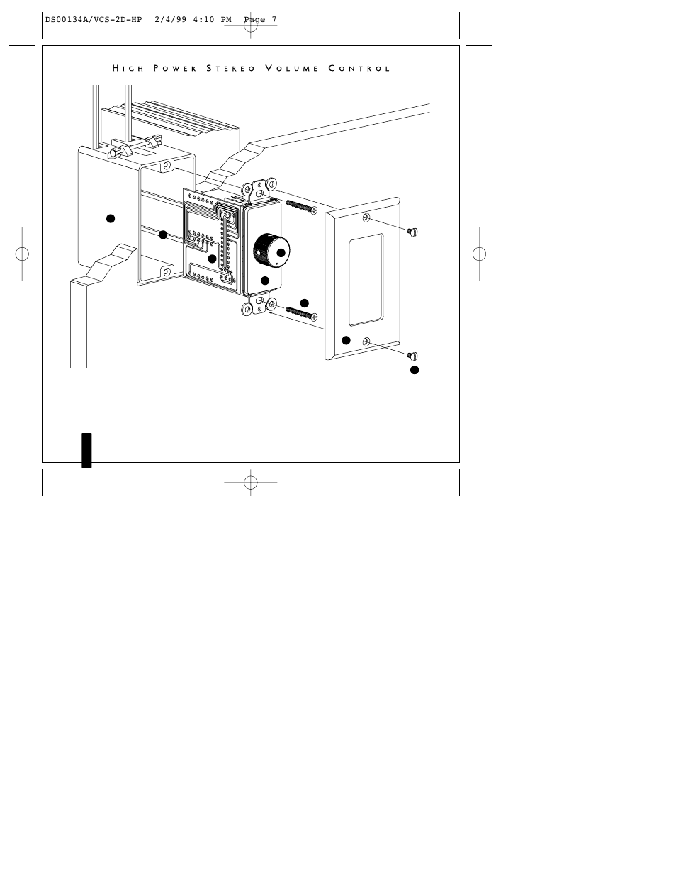 Niles Audio VCS-2D-HP User Manual | Page 8 / 12
