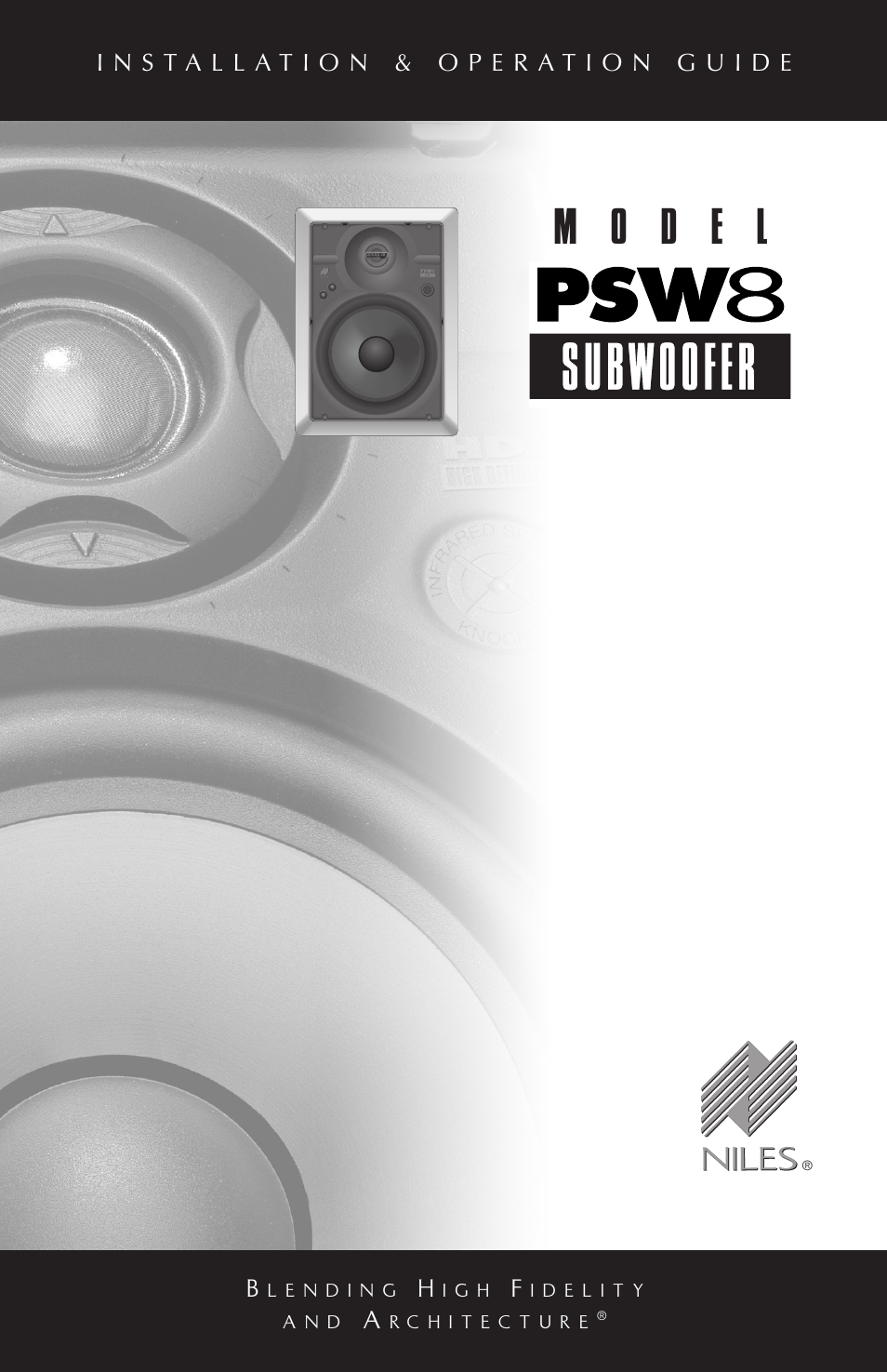 Niles Audio PSW8 User Manual | 28 pages