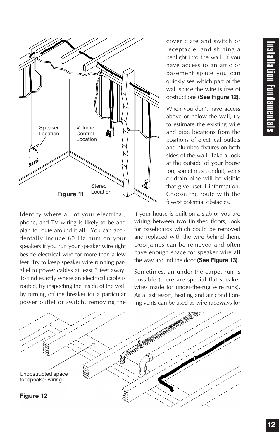 Ins talla tion f undamen tals | Niles Audio PSW8 User Manual | Page 13 / 28