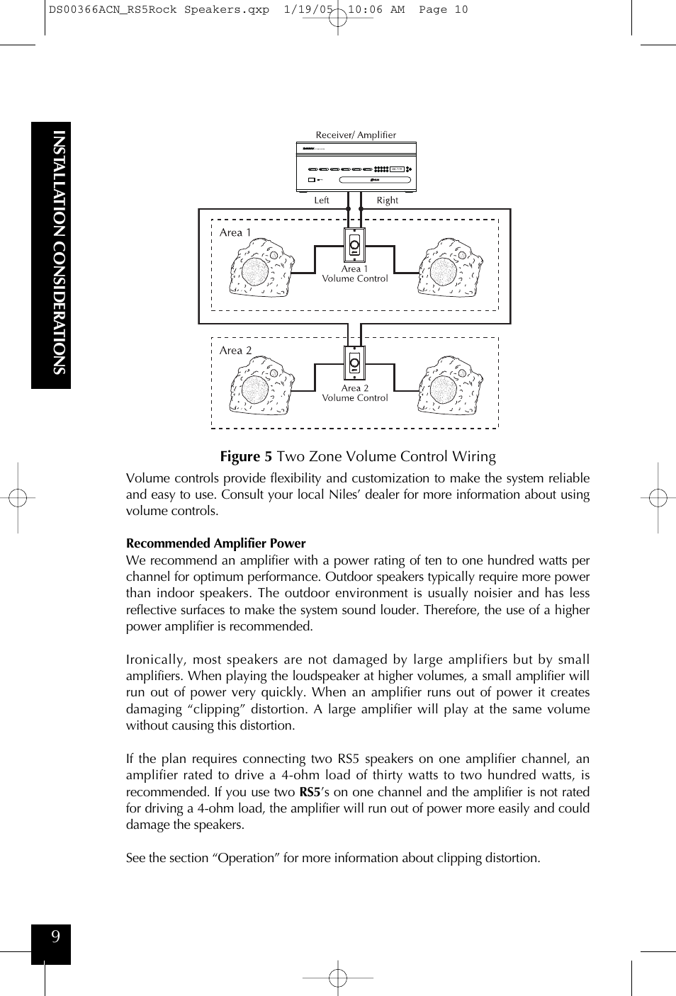 Niles Audio RS5 User Manual | Page 10 / 24