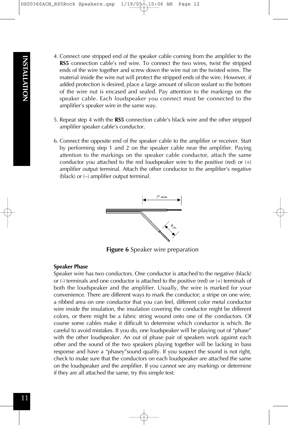 Niles Audio RS5 User Manual | Page 12 / 24