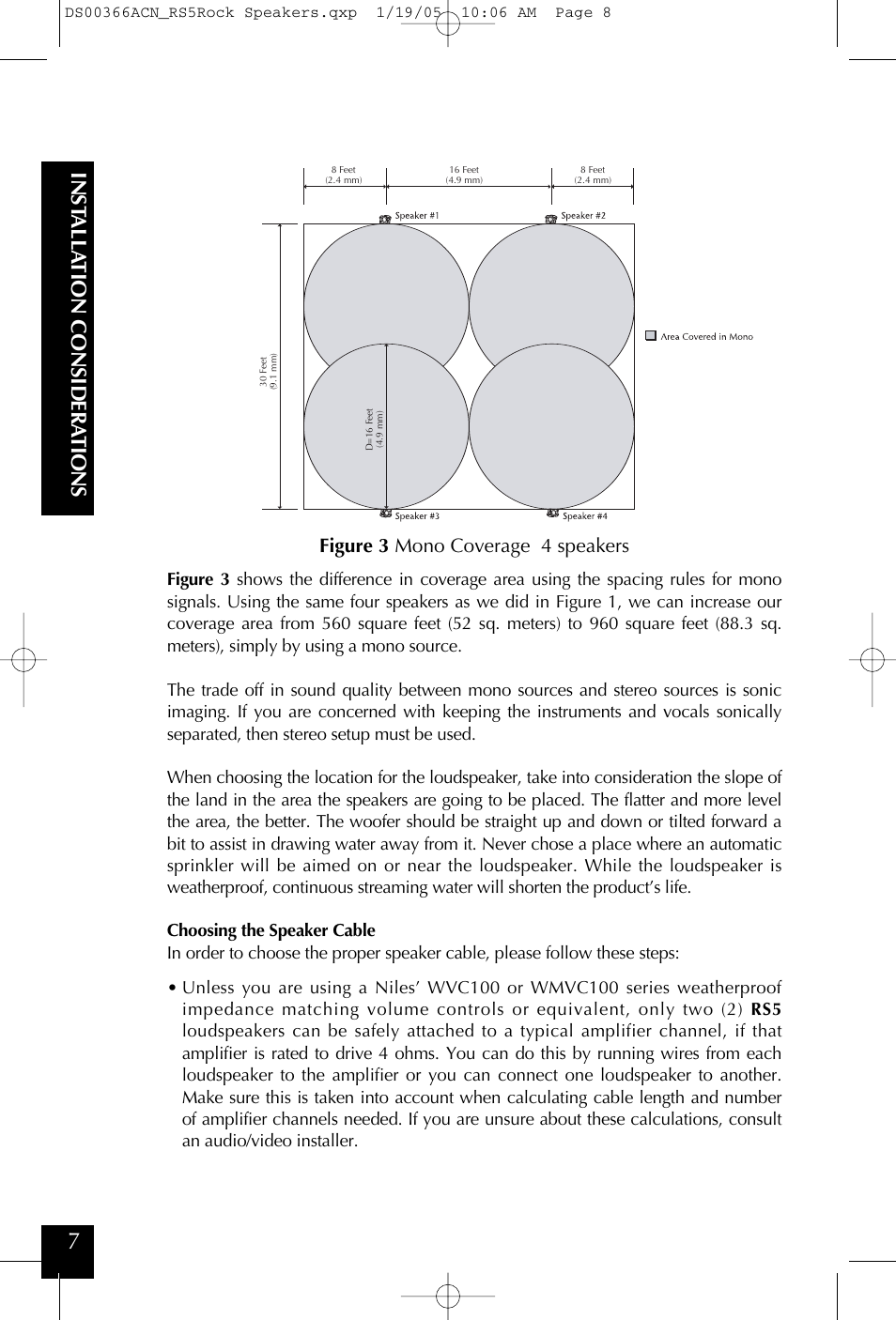 Niles Audio RS5 User Manual | Page 8 / 24