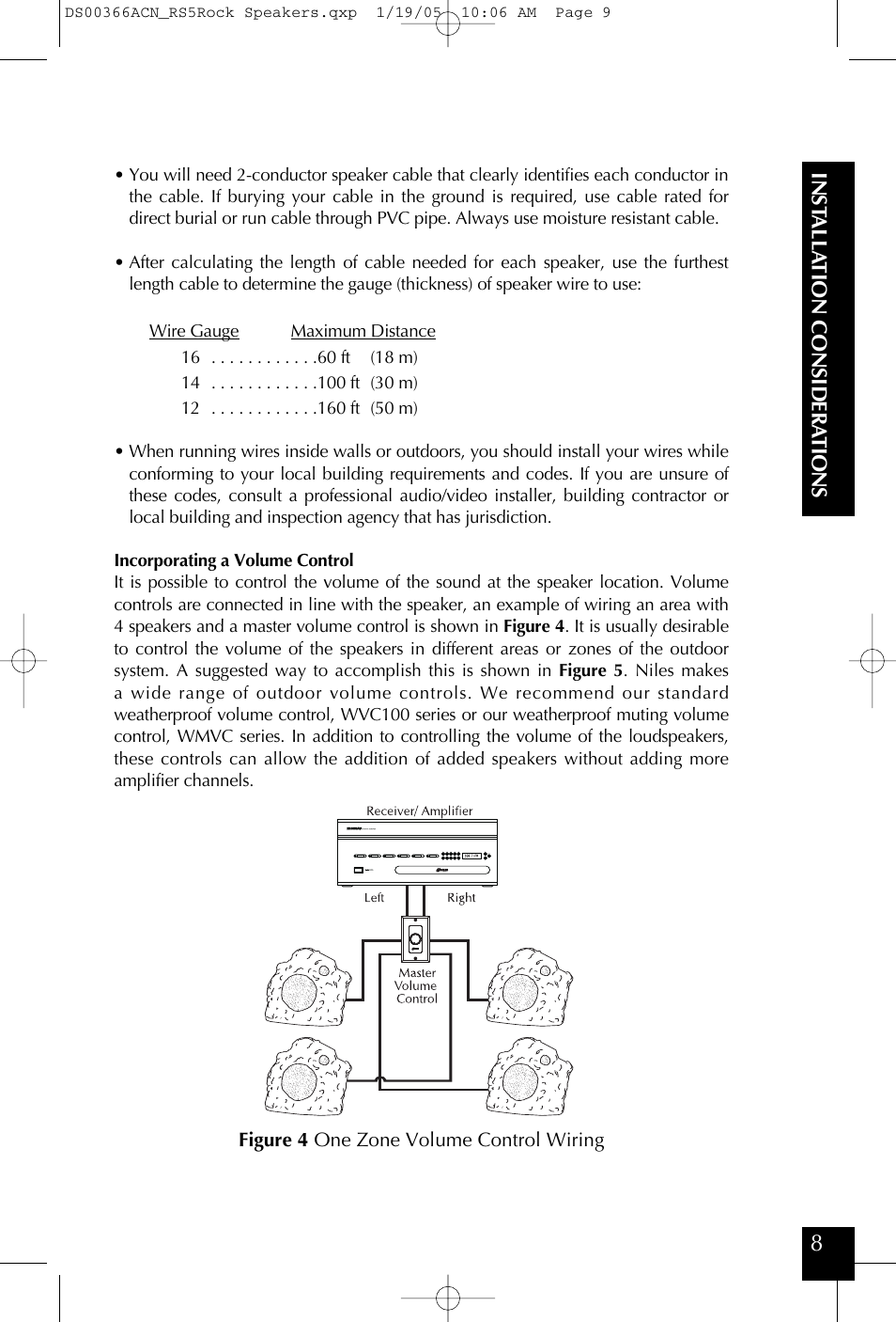 Niles Audio RS5 User Manual | Page 9 / 24