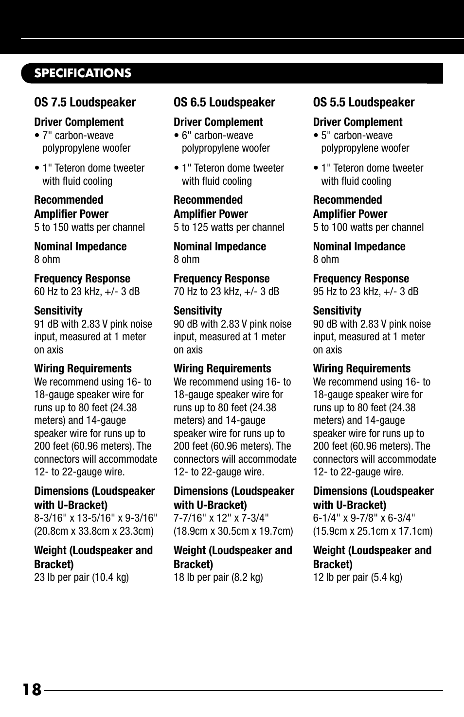 Niles Audio OS5.5 User Manual | Page 20 / 24