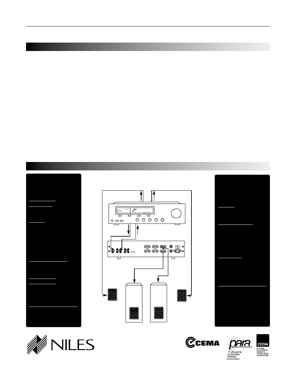 Sw-800 in-wall subwoofer system, Sa-100 amplifier specifications, Sw-800 in-wall enclosure specifications | Features and benefits (continued) | Niles Audio SW-800 User Manual | Page 2 / 2