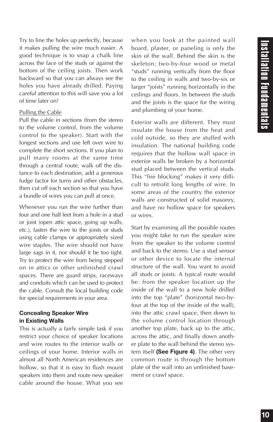 Ins talla tion f undamen tals | Niles Audio AT5 User Manual | Page 21 / 28