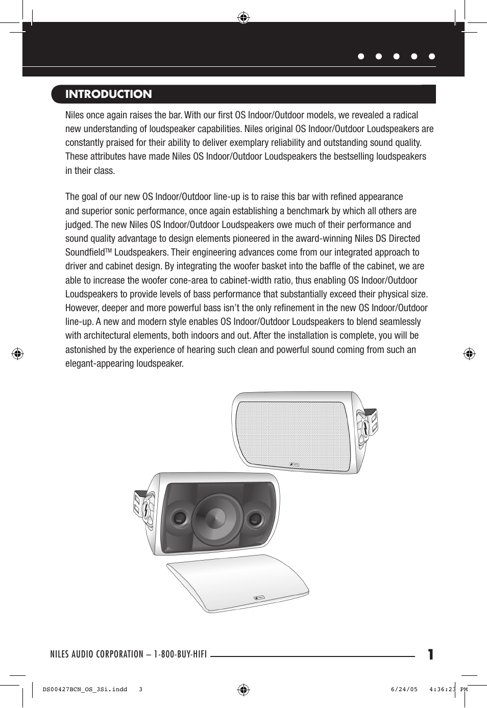 Niles Audio OS6.3Si User Manual | Page 3 / 24