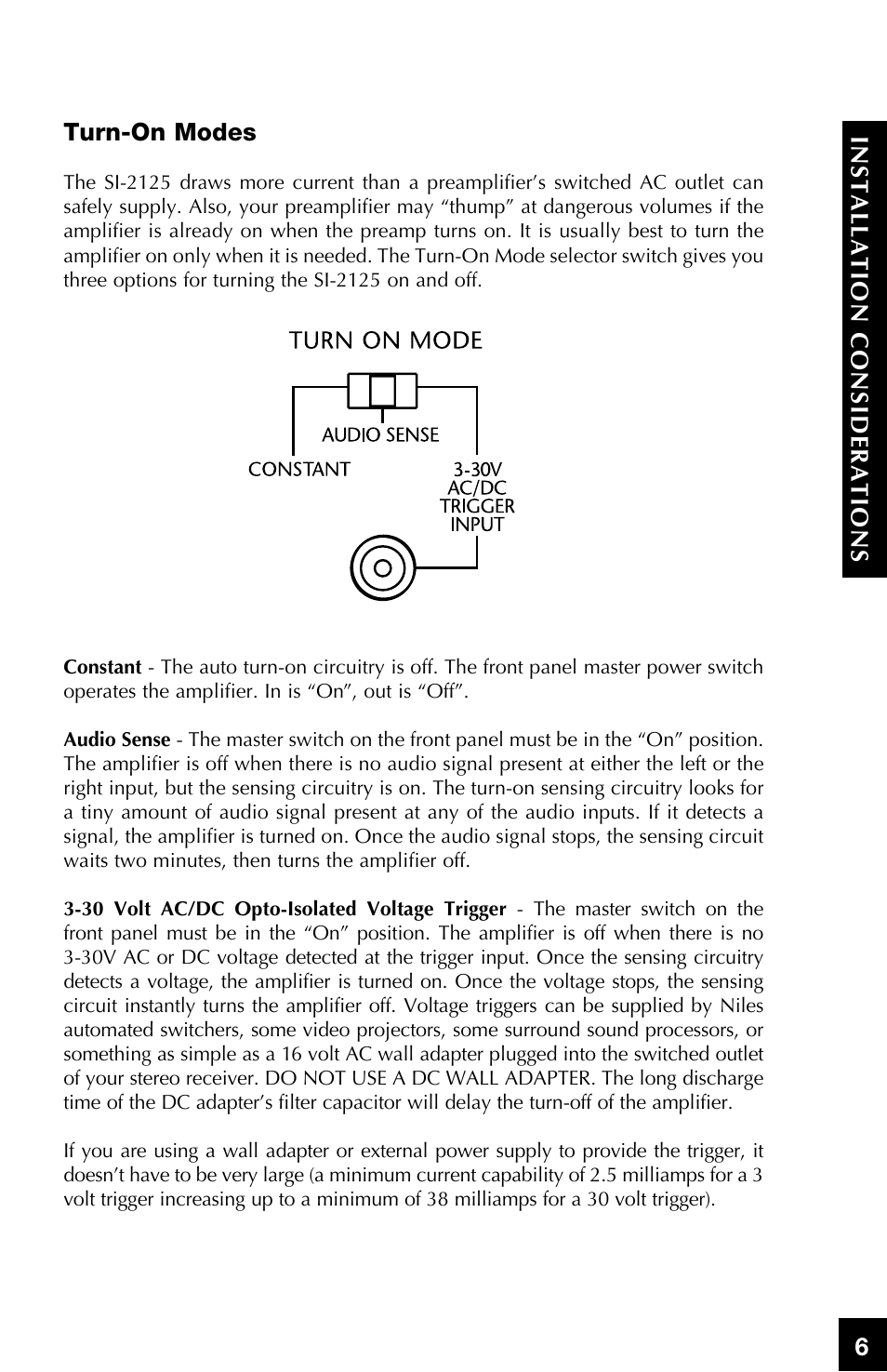 Niles Audio SI-2125 User Manual | Page 7 / 20