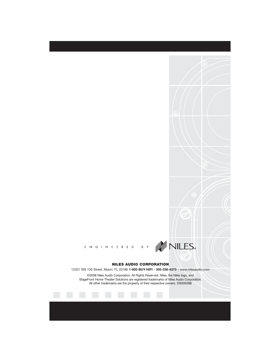 Niles Audio IW2770LCR User Manual | Page 16 / 16