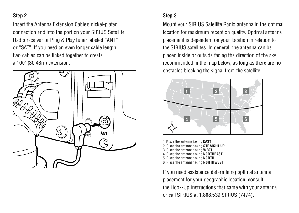 Niles Audio SIRIUS ANTENNA EXTENSION CABLE User Manual | Page 3 / 7