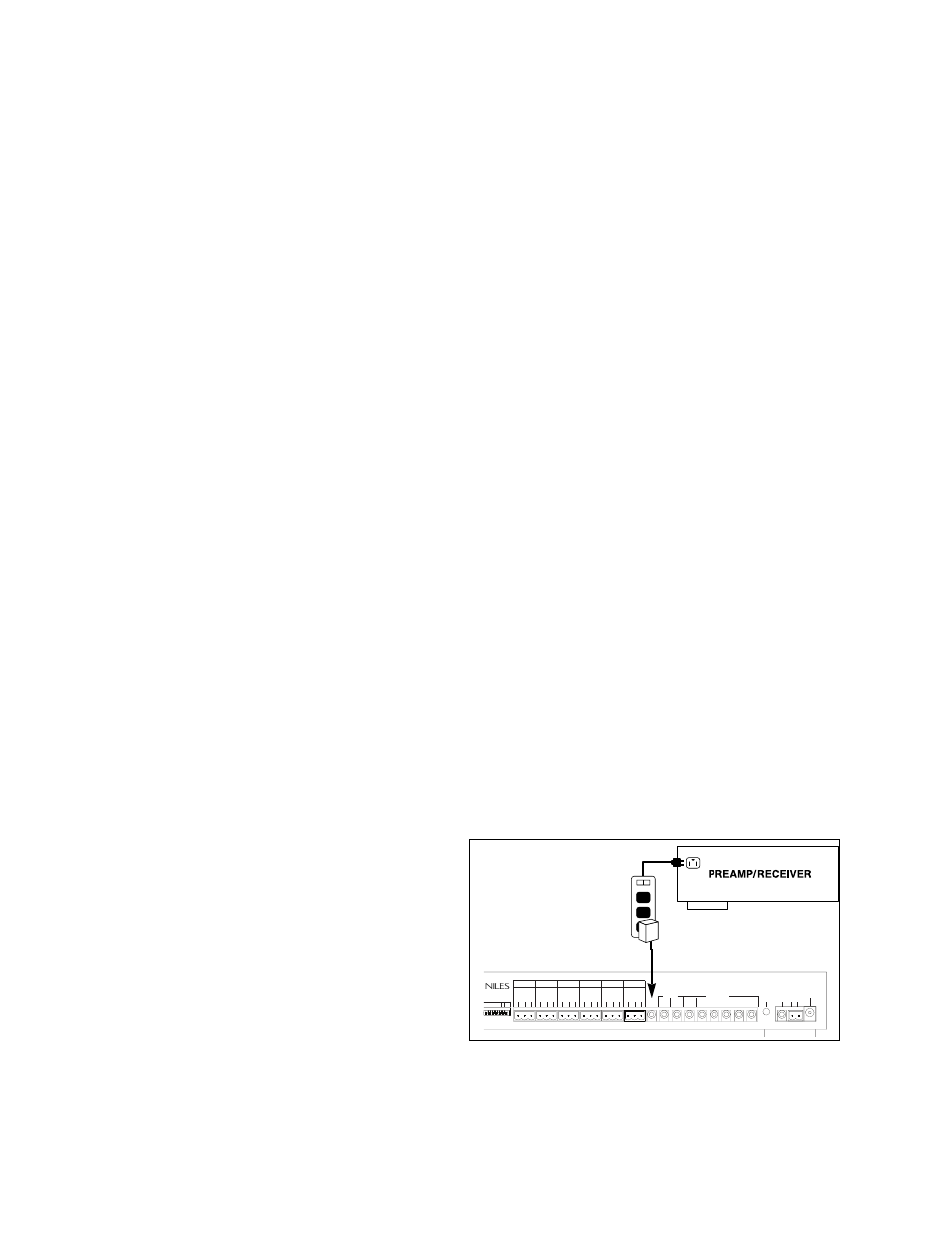 Final connections, Programming and automating your system, Figure 26 12v dc sync from a preamp/receiver | Niles Audio MRZ-6 User Manual | Page 22 / 31