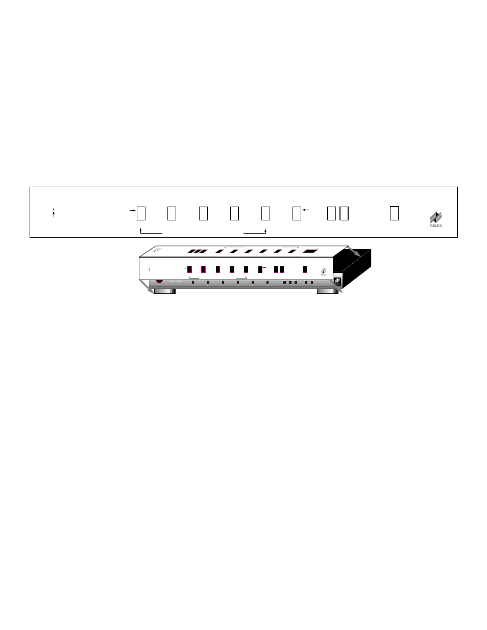 Button, tap the t, Led go out and the s, Led, simply press the | Button, the s, Led will light and the button will be erased, Input, Figure 27 fold the template and place the t, Each, Nput, Uner | Niles Audio MRZ-6 User Manual | Page 23 / 31