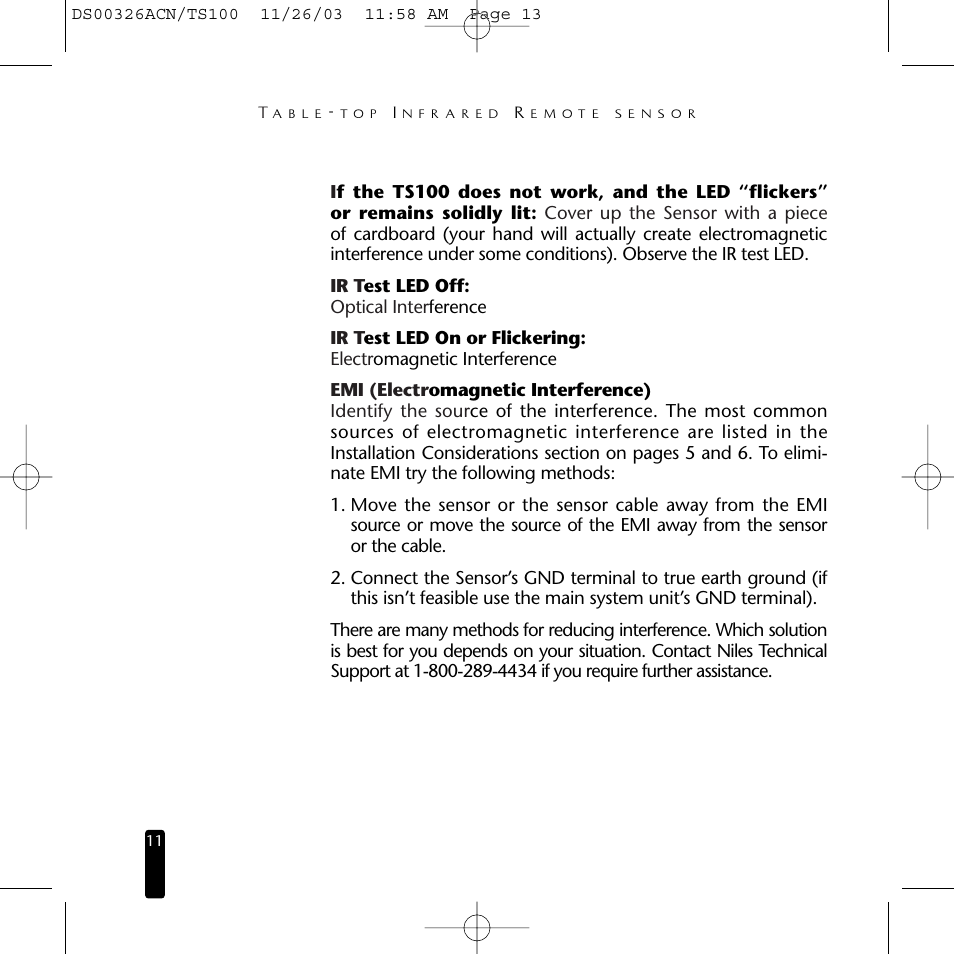 Niles Audio TS100 User Manual | Page 12 / 16