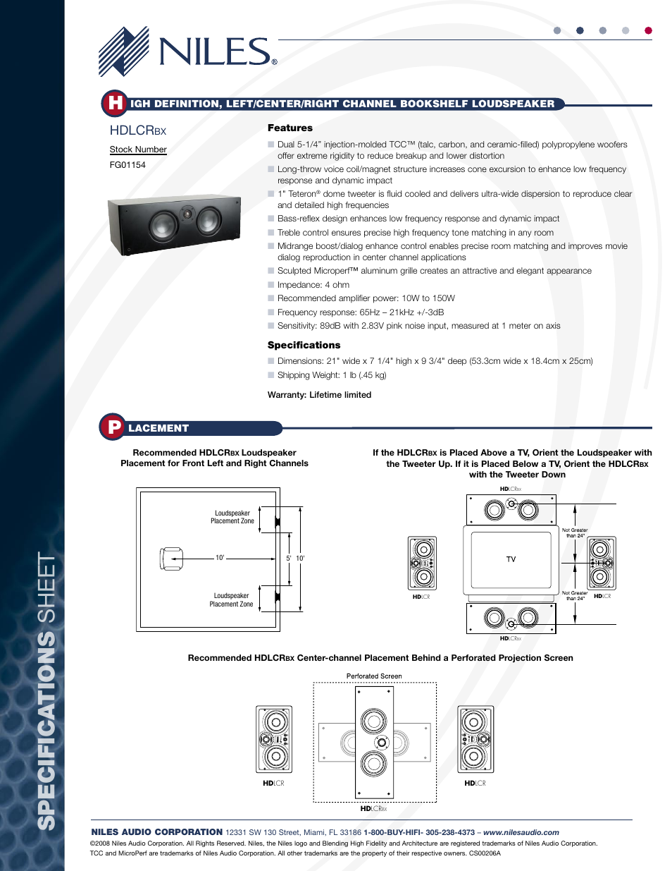 Niles Audio HDLCRBX User Manual | Page 2 / 2