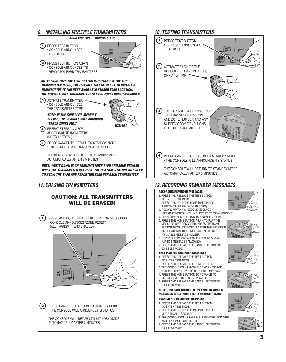 Niles Audio Personal Emergency Reporting System PERS-3600B User Manual | Page 5 / 8