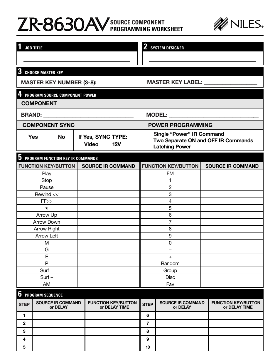Niles Audio ZR-8630AVZR-8630AV User Manual | Page 64 / 86