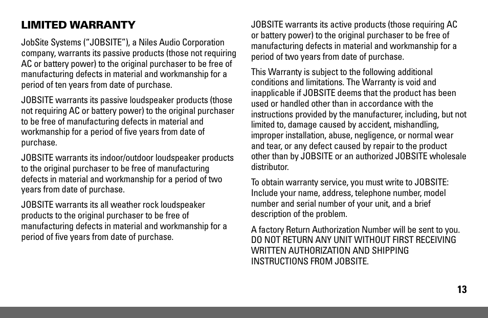 Niles Audio IR-KIT User Manual | Page 15 / 20