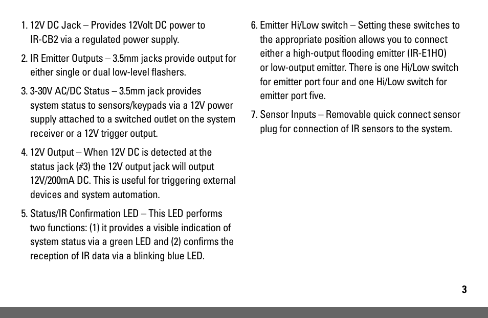 Niles Audio IR-KIT User Manual | Page 5 / 20