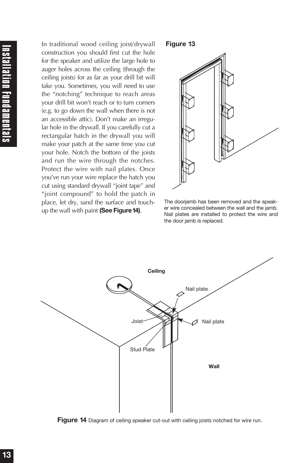 Ins tall atio nf und am ent als | Niles Audio Niles CM8SW User Manual | Page 14 / 24