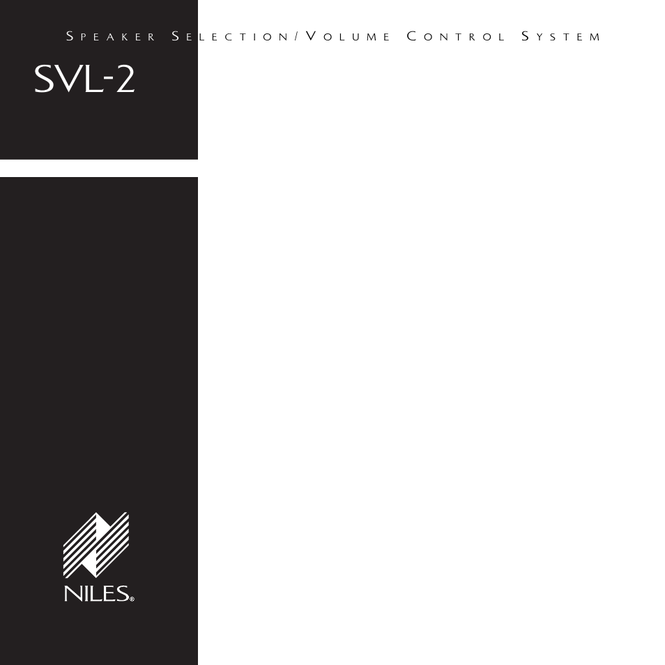 Svl-2, Introduction | Niles Audio SVL-2 User Manual | Page 2 / 16