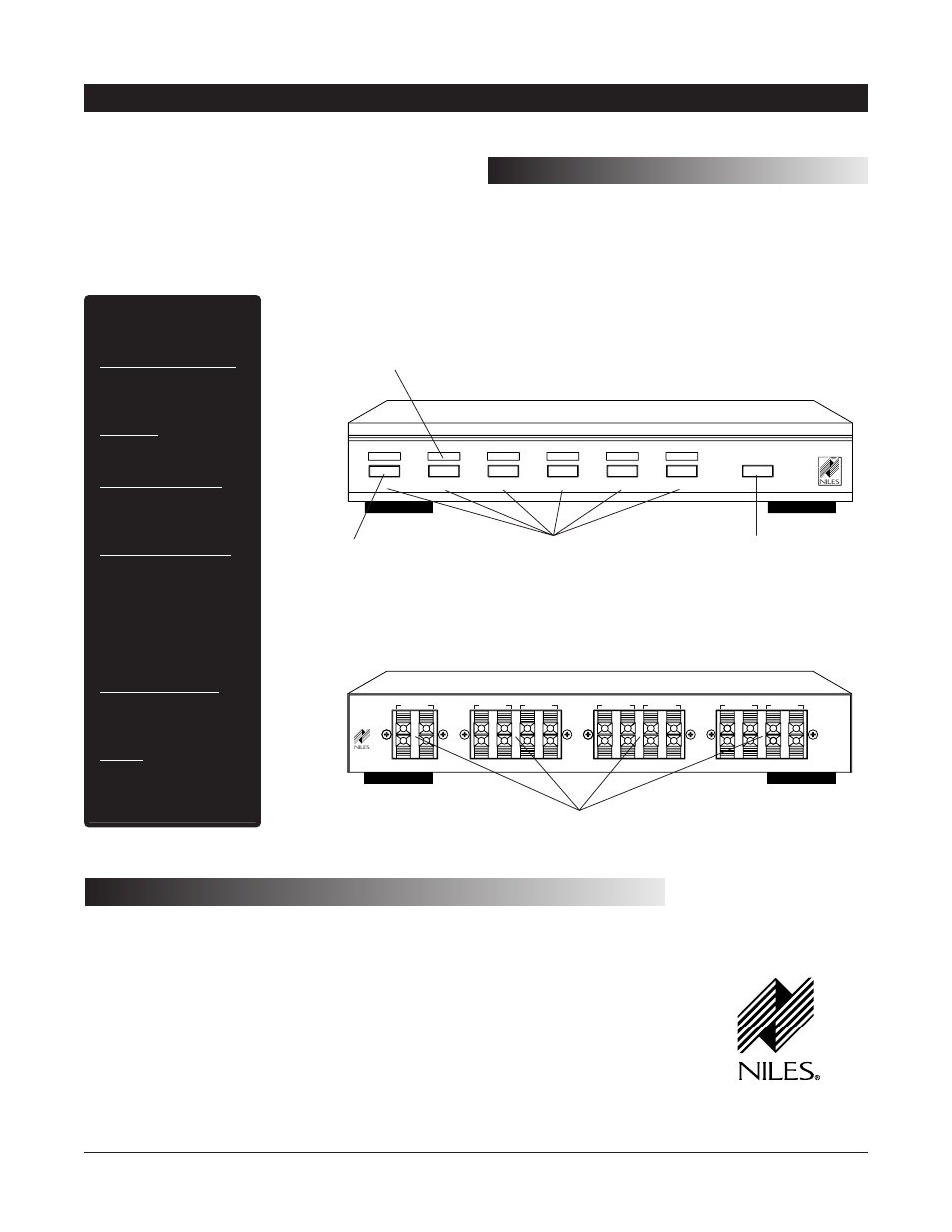 Niles Audio SPS-6 User Manual | 2 pages