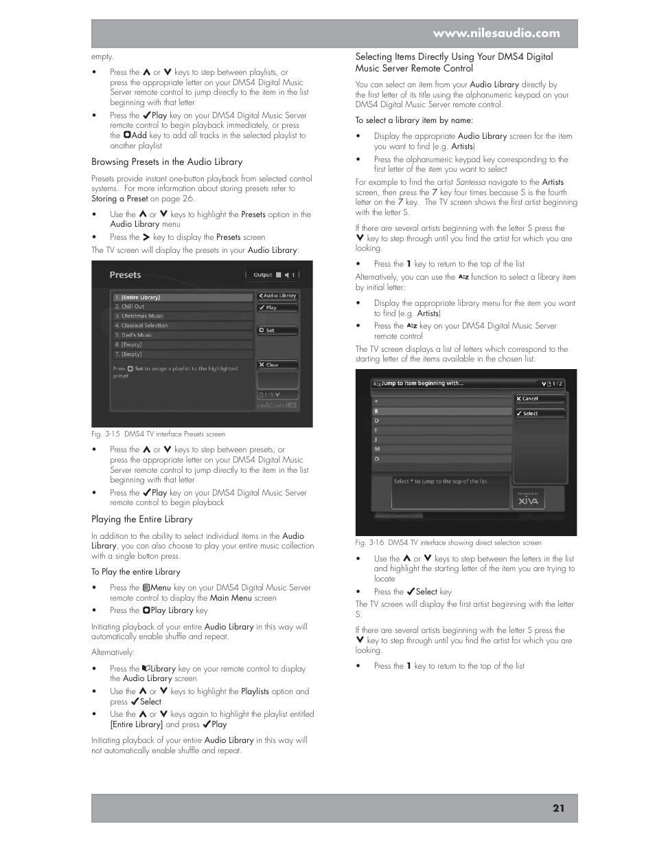 Niles Audio DMS4 User Manual | Page 21 / 50