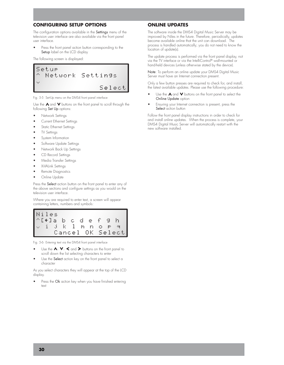 Niles Audio DMS4 User Manual | Page 30 / 50