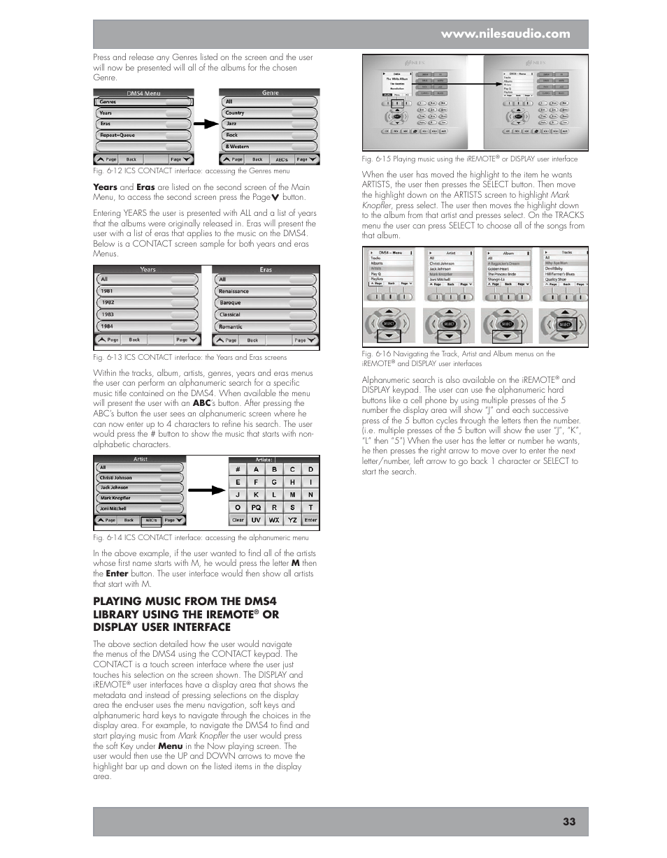 Niles Audio DMS4 User Manual | Page 33 / 50