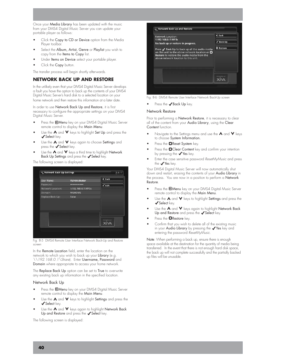 Niles Audio DMS4 User Manual | Page 40 / 50