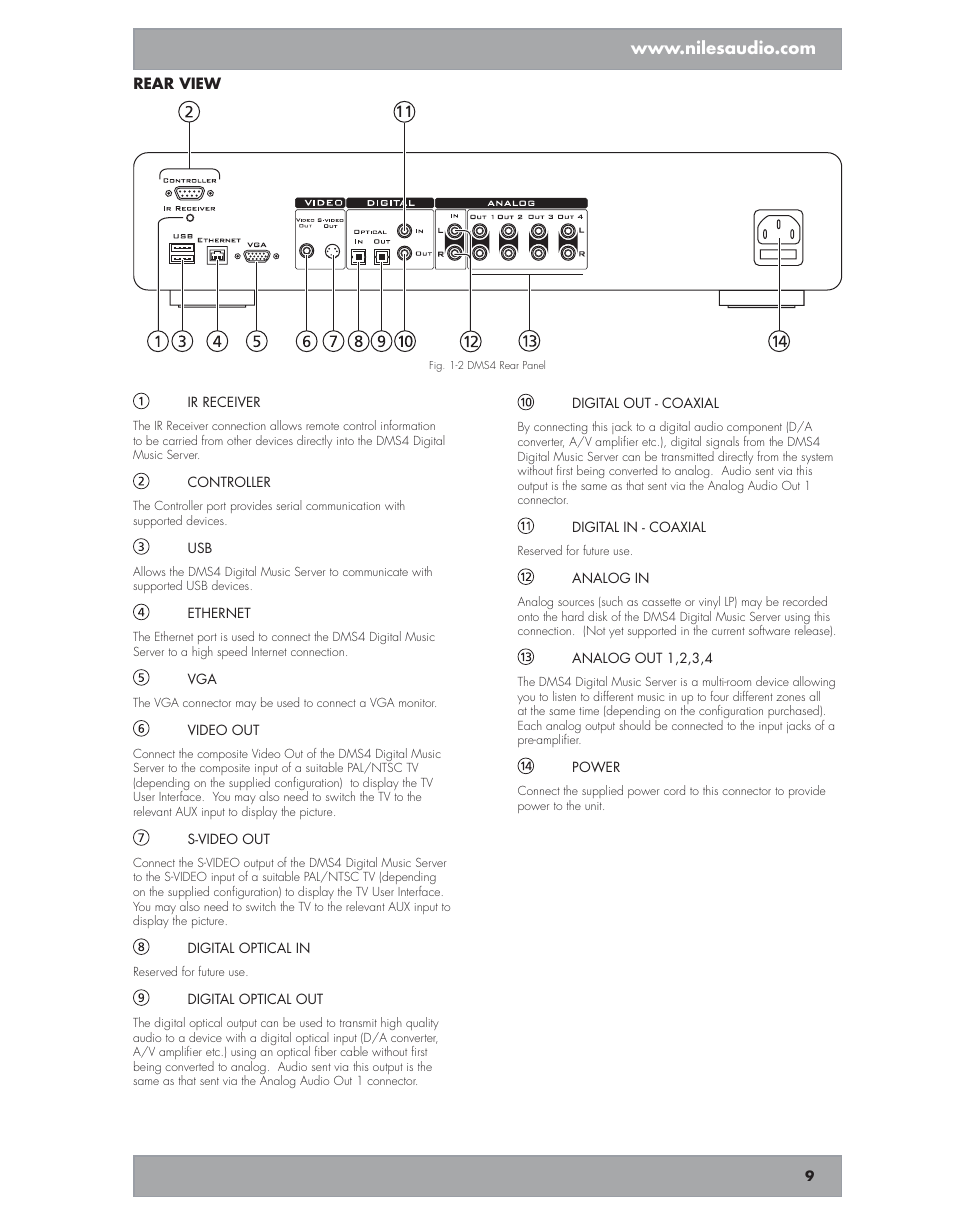 Niles Audio DMS4 User Manual | Page 9 / 50
