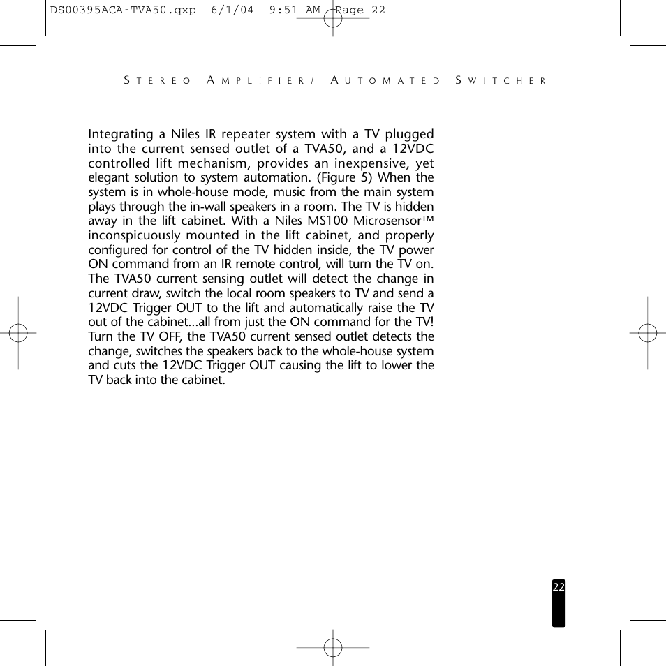Niles Audio TVA50 User Manual | Page 23 / 28