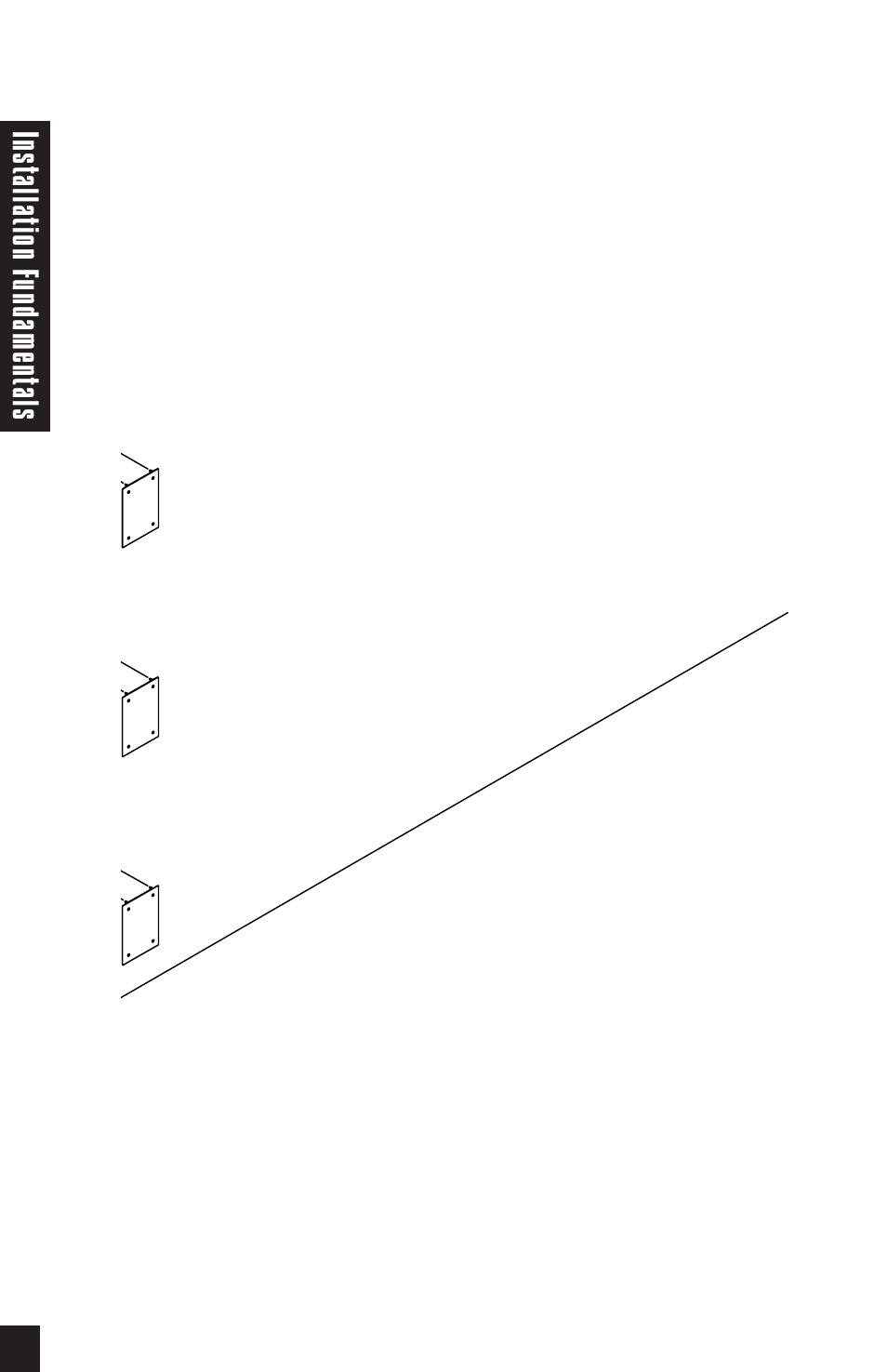 Inst allation f undament als | Niles Audio BG525 User Manual | Page 12 / 23