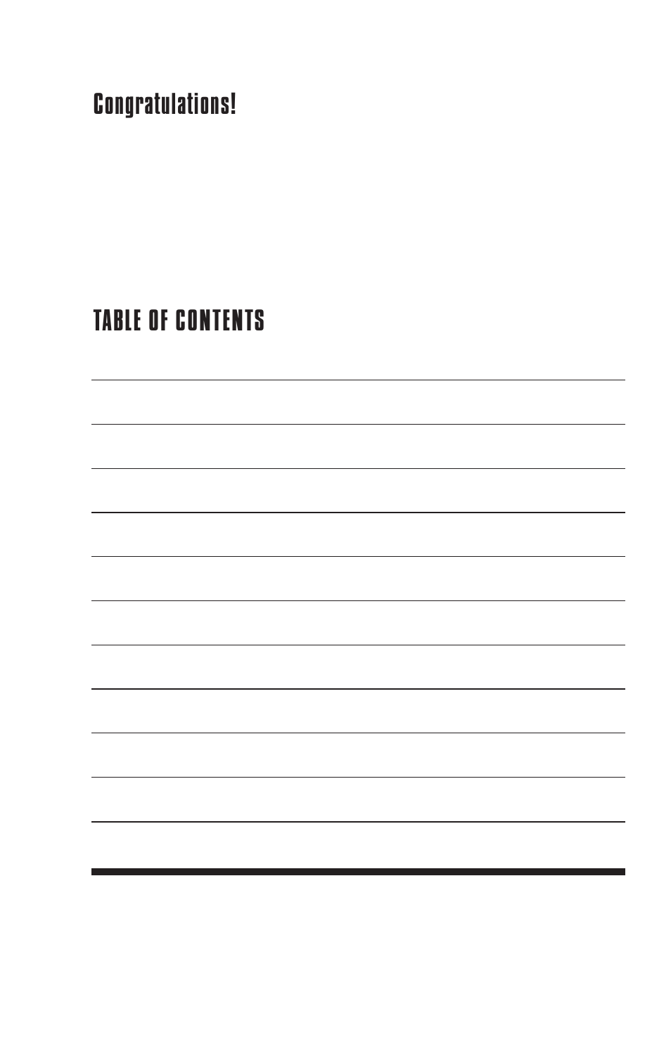 Niles Audio BG525 User Manual | Page 2 / 23