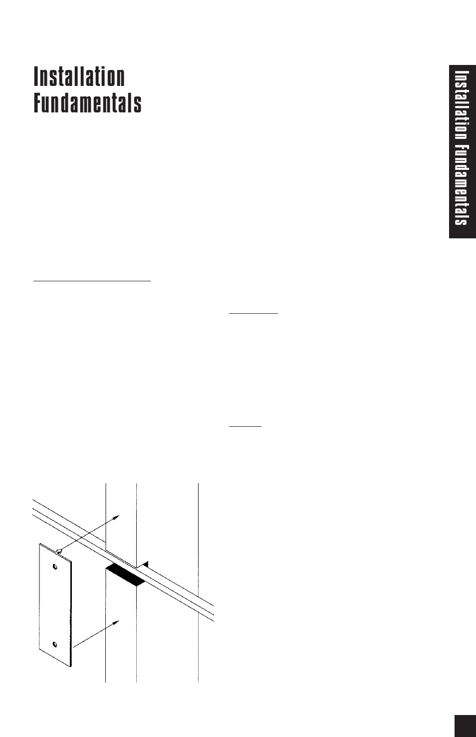 Installation fundamentals, Inst allation f undament als | Niles Audio BG525 User Manual | Page 9 / 23