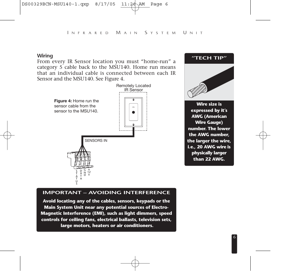 Niles Audio MSU140 User Manual | Page 7 / 20