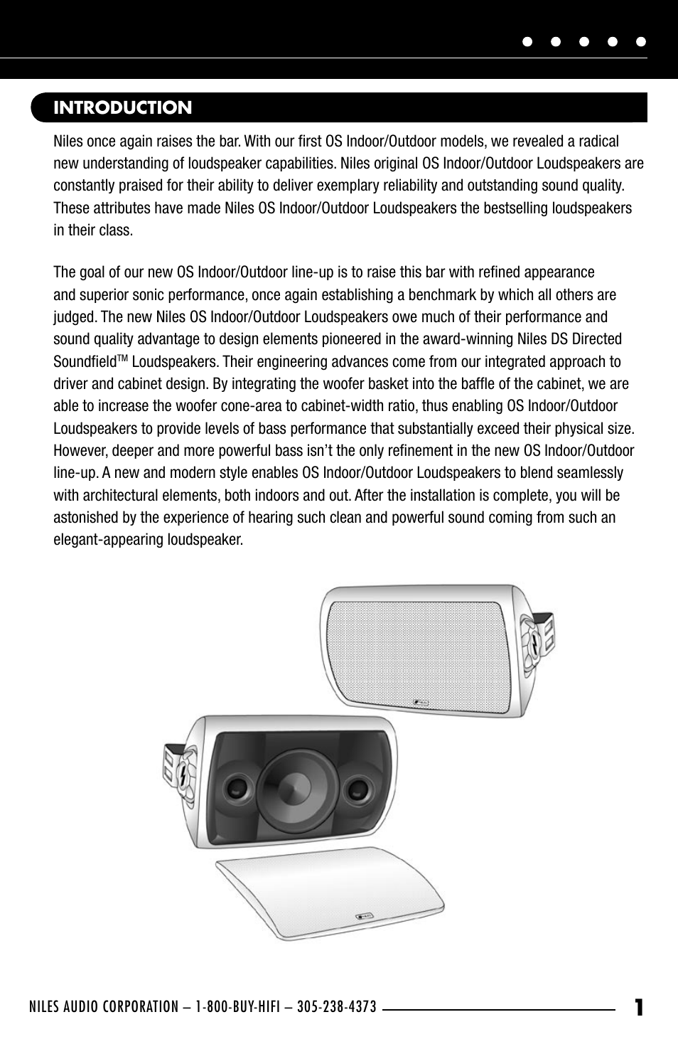 Niles Audio OS5.3SI User Manual | Page 3 / 24