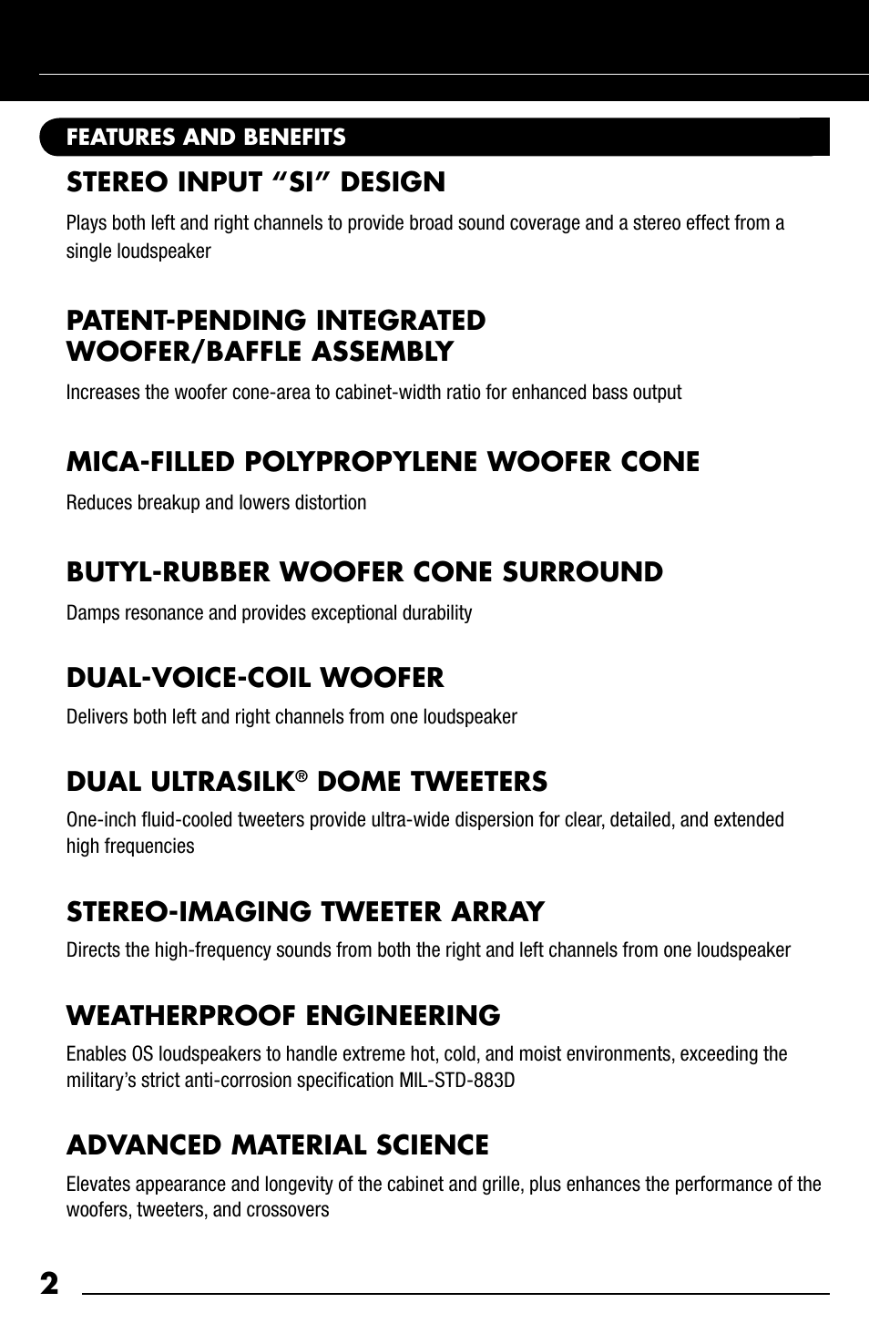 Niles Audio OS5.3SI User Manual | Page 4 / 24