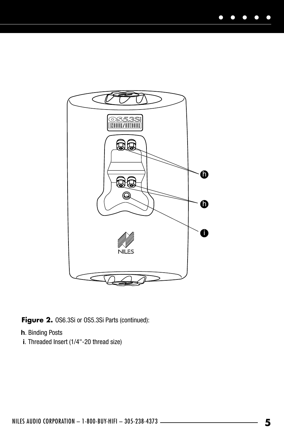 Niles Audio OS5.3SI User Manual | Page 7 / 24