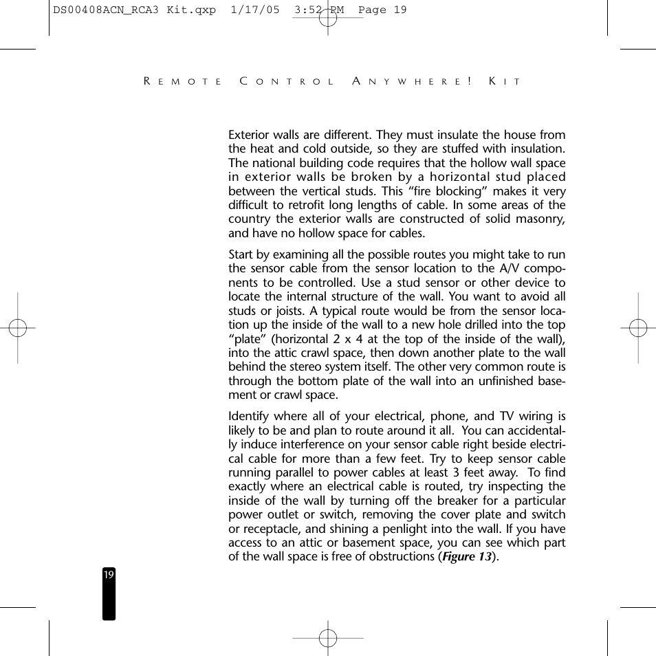 Niles Audio RCA3 User Manual | Page 19 / 24
