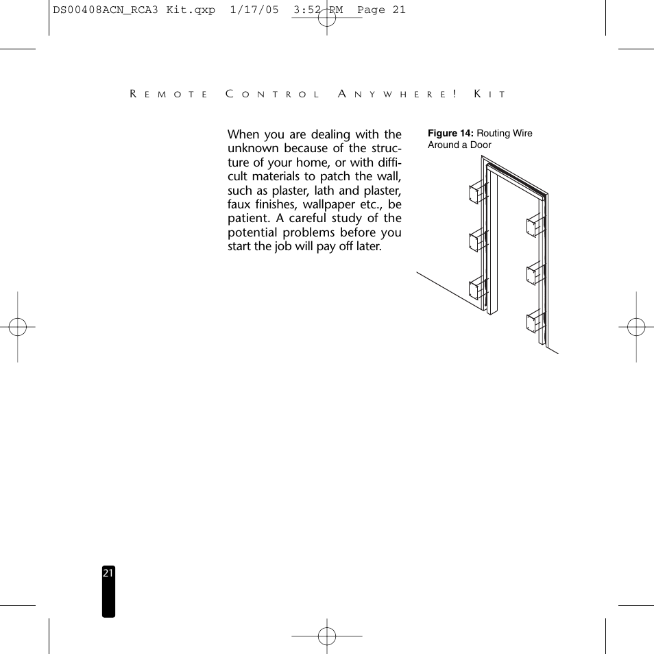 Niles Audio RCA3 User Manual | Page 21 / 24