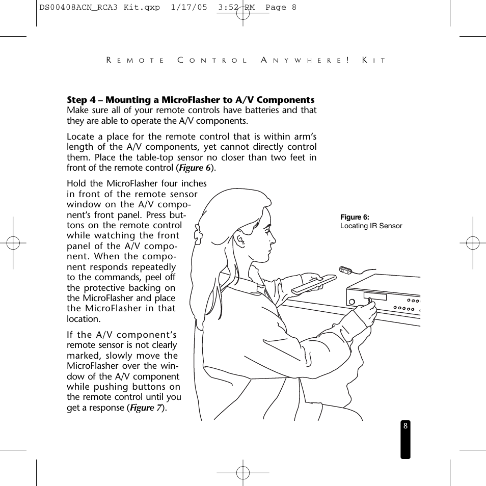 Niles Audio RCA3 User Manual | Page 8 / 24