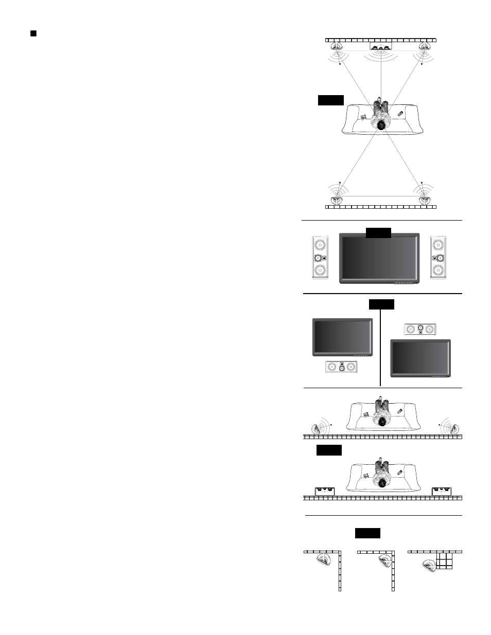 Placement | NHT L5 User Manual | Page 3 / 7