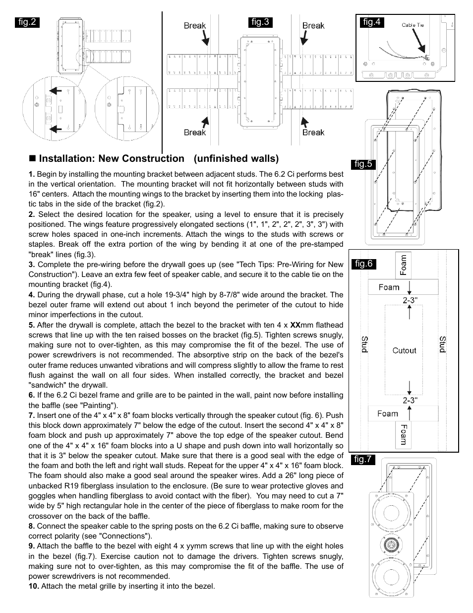 NHT 6.2 Ci User Manual | Page 4 / 7