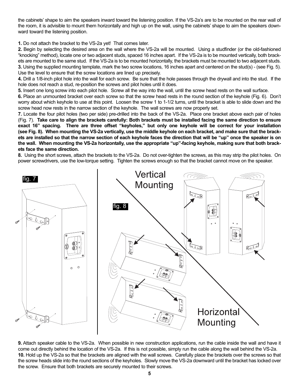 NHT VS-2A User Manual | Page 5 / 7